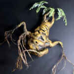 Harry potter Mandrake polymer clay sculpture| Mandragora sculpture| Mandrake figurine| fantasy art| fantasy miniatures| harry potter gift