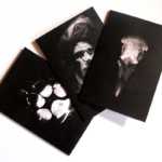 Set of 3 gothic illustration cards, Tales in Sombre Tones