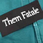 Them Fatale Patch - Non Binary, enby NB, genderqueer, gender fluid, agender, bigender, queer punk, riot grrrl, androgynous patches, trans