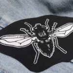 Fly Patch - insect patch, horror patch, black metal, crust punk, death metal, bugs, flies, satanic, occult, denim jacket, patch for jackets