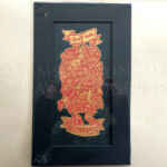 Season's Beatings - Krampus - Gold & Red on Black