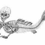 Merman anatomy print