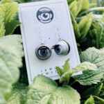 Oddity Eye Earrings, Unusual Dangle Earrings, Statement Silver Earrings, Creepy Gothic Earrings, Blinking Doll Eye Jewellery