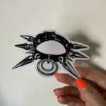 Spiked Collar Choker Vinyl Sticker