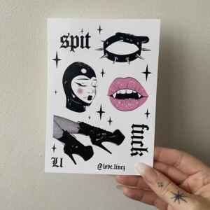 A6 sticker sheet