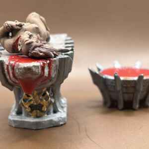 Naked human sacrifice