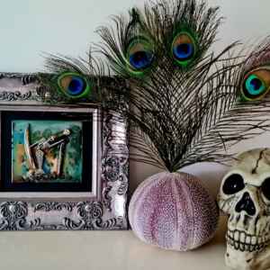 Goodbye Sailor - Framed Glass Art Tile