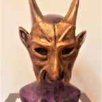Bronze Devil Mask