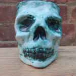 Cuprum Ceramic Skull Pot
