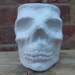 Ceramic Skull Pot