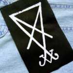 Occult Sigil of Lucifer Patch - sigil, symbols patch, punk patch, gothic patch, black metal jacket, devil, satanic, black magick, evil