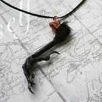 Crows Foot Pendant - taxidermy jewellery, occult pendant, witch necklace, magic gift, wiccan jewelry, witchcraft jewellery, pagan jewelry
