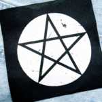Occult Pentagram Patch - pentacle protective charm, star, punk patch, gothic patch, pagan patches, wiccan, witchcraft, witchy