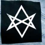 Occult Unicursive Hexagram Patch - sigil, pentacle, occult symbols patch, punk patch, gothic patch, crowley, metal jacket
