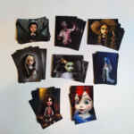 A6 postcard prints of my dolls | Poppy, Death, Grief, Emily, Bride of Frankenstein, Wednesday, Sally, Zombie(AHS)
