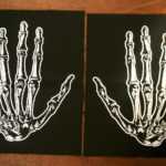 Bone Hands Patch - horror, skeleton patch, nu goth patch, punk rock patch, punk rock fashion, halloween patch, creepy cute, punk goth
