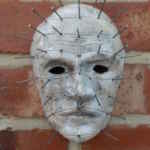 Pinhead Ceramic Face wall Decor
