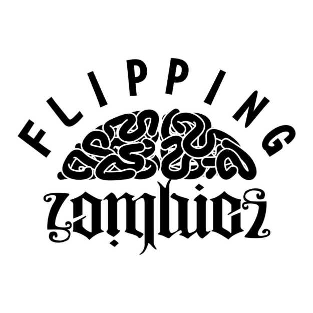 Flipping Zombies Illustration