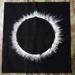 Solar Eclipse Back Patch - large patch, sun backpatch, cool patches, space patch, astronomy patch, moon back patches, solar system patch
