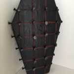 Mini coffin wall art - coffin 8/9 - PinHead