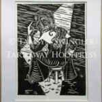 The Scold - Limited Edition - Lino Cut Print - Scold's Bridal
