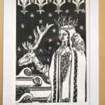 Winter Cometh - Limited Edition Linoprint - Black on White