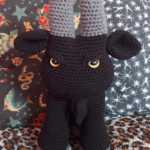 Black Phillip inspired plushie
