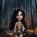 Death | Handpainted art doll figure inspired by grief, mythology and the macabre (MADE TO ORDER)