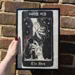 The Bless & The Hex Spellcasting Tarot A4 Print