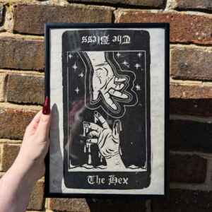 The Bless & The Hex Spellcasting Tarot A4 Print