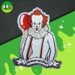 Pennywise - IT "Stormdrain Sweetheart" Pin-Up Glitter Vinyl Sticker