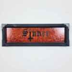 "Sinner" blashpemy gothic wall art