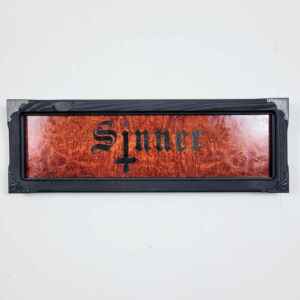 "Sinner" blashpemy gothic wall art