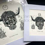 The Dorset Ooser - Ltd. Ed. Lino Print - Larger Size