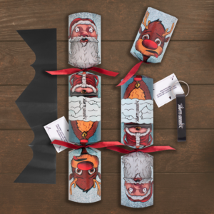 Anti Christmas Crackers (6 x 12" Luxury Crackers)