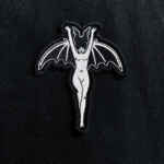 Vampire Bat Woman Embroidered Patch