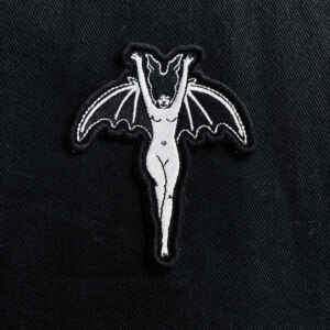 Vampire Bat Woman Embroidered Patch