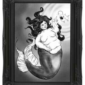 Deep Sea Fat Mermaid Art Print - Stheno