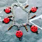 Pumpkin charm bracelet