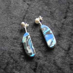 Black and Blue Versatile Earrings