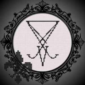 Lucifer Sigil-Handmade Cross Stitch & DIY Cross Stitch Kit (Copy) (Copy)
