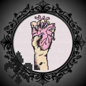 Squishy Heart-Handmade Cross Stitch & DIY Cross Stitch Kit