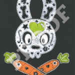 Bunny and Crosscarrots: Original Gothic artwork
