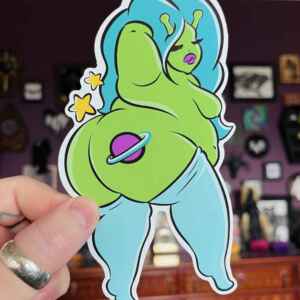 Fat Babe Sticker, Ripley