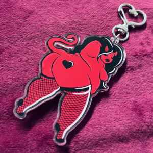 Luci, the Devil Fat Babe Keyring