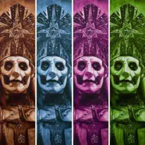 Papa Emeritus IV Ghost Band Prints