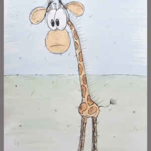 Animal cartoon art