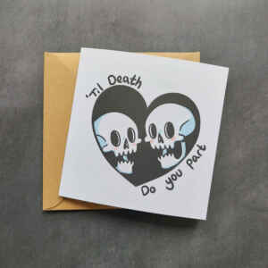 Til Death Do You Part Wedding Card