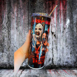 Art Horror Metal Thermal Tumbler
