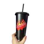 Murder mystery cold coffee cup